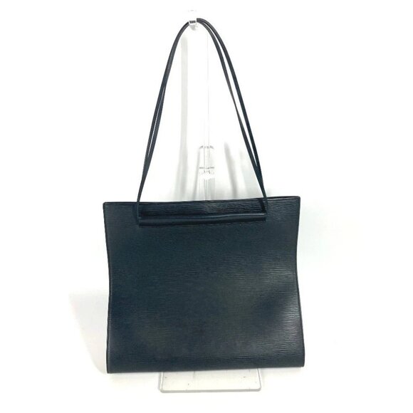 LOUIS VUITTON M52462 Epi Saint Tropez Shoulder Bag Tote Bag Leather Noir Black - Picture 1 of 13